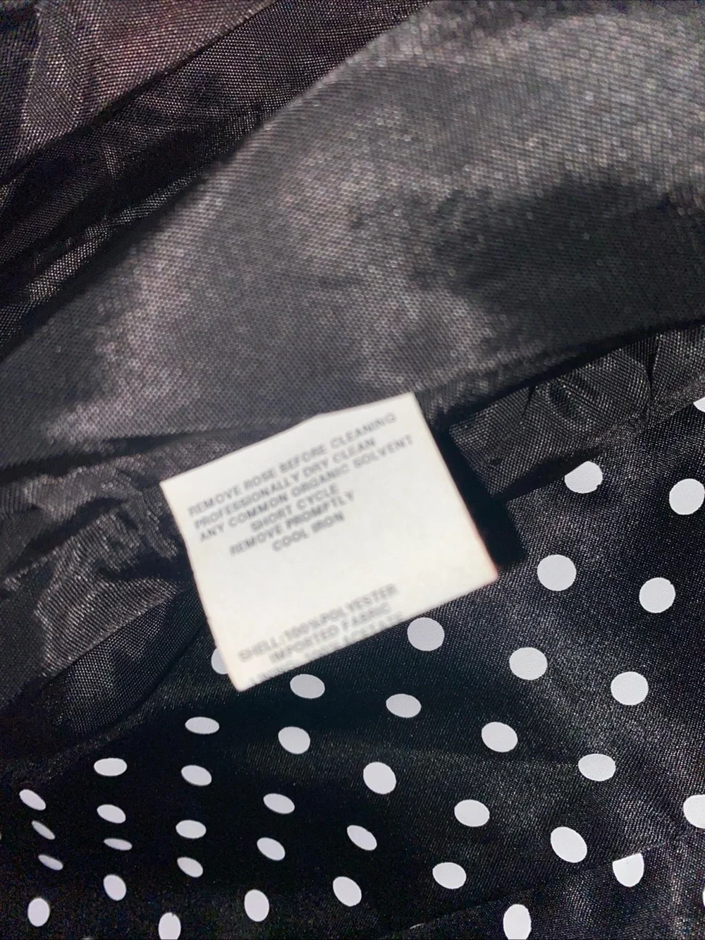 Jessica McClintock Gunne Sax Womens Dress 7 Y2k Black White Polka dots Goth‎